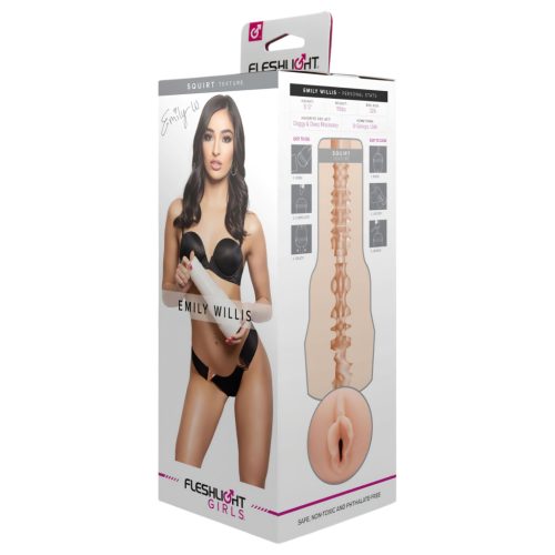 Fleshlight Emily Willis Squirt - élethű műpunci maszturbátor (testszínű)