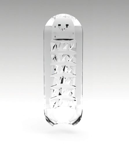 TENGA Spinner Brick - maszturbátor (átlátszó)