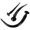 You2Toys - extra hosszú anál plug szett (3 részes, fekete)