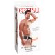Pipedream Fetish Strap-On 8 - felcsatolható üreges vibrátor (testszínű)