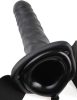 Pipedream Fetish Strap-On 8 - felcsatolható, üreges vibrátor (fekete)