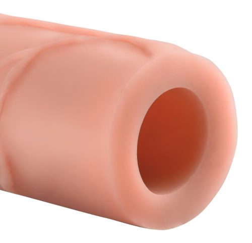 Pipedream - X-TENSION Perfect 1 - élethű péniszköpeny (17,7 cm, natúr)