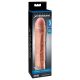 Pipedream - X-TENSION Perfect 3 - élethű péniszköpeny (22,8 cm, natúr)