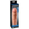 Pipedream - X-TENSION Mega 2 - élethű péniszköpeny (20,3 cm, natúr)