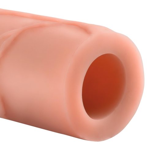 Pipedream - X-TENSION Mega 2 - élethű péniszköpeny (20,3 cm, natúr)
