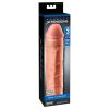 Pipedream - X-TENSION Mega 3 - élethű péniszköpeny (22,8 cm, natúr)