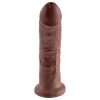King Cock 8 dildó (20cm) - barna