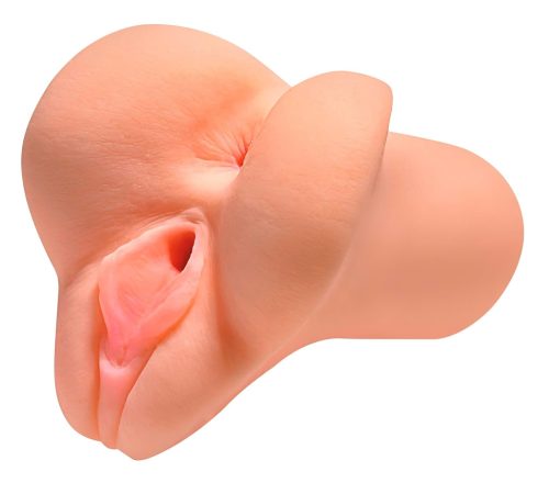 PDX Pick Your Pleasure - 2in1 élethű maszturbátor férfiaknak (testszínű)