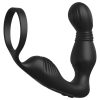 Pipedream Anal Fantasy Elite - prosztata vibrátor péniszgyűrűvel (fekete)