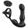 Pipedream Anal Fantasy Ass-Gasm - forgó fejes anál vibrátor péniszgyűrűvel (fekete)