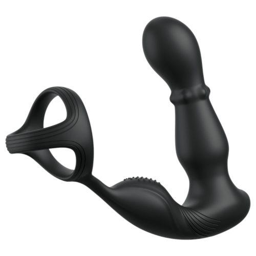 Pipedream Anal Fantasy Ass-Gasm - forgó fejes anál vibrátor péniszgyűrűvel (fekete)