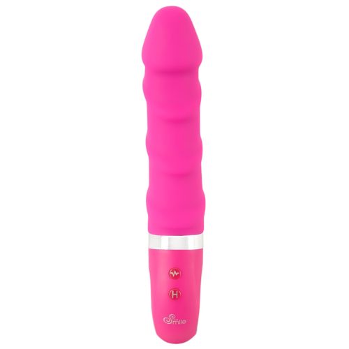 SMILE Soft - akkus, melegítő vibrátor (pink)