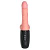 King Cock Plus 6,5 - herés lökő vibrátor - natúr