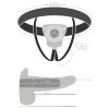 You2Toys Strap-on - üreges, felcsatolható vibrátor (testszínű)