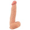 Natute Skin - dildó bőrrel - 25cm (natúr)