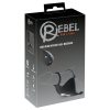 Rebel - akkus, péniszgyűrű és here vibrátor (fekete)