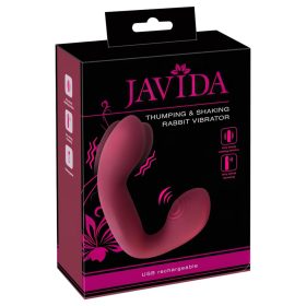   Javida Thumping - pulzáló G-pont és csikló vibrátor (piros)