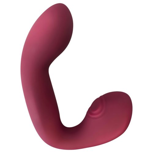 Javida Thumping - pulzáló G-pont és csikló vibrátor (piros)