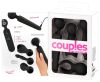 Couples Choice - akkus, melegítő masszírozó vibrátor (fekete)