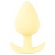 Cuties Mini Butt Plug - szilikon anál plug (sárga)