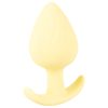 Cuties Mini Butt Plug - szilikon anál plug (sárga, 3,1 cm)