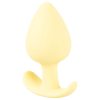 Cuties Mini Butt Plug - szilikon anál plug (sárga, 3,1 cm)