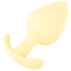 Cuties Mini Butt Plug - szilikon anál plug (sárga, 3,1 cm)
