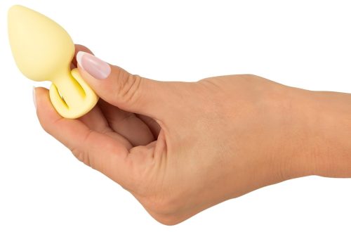 Cuties Mini Butt Plug - szilikon anál plug (sárga)