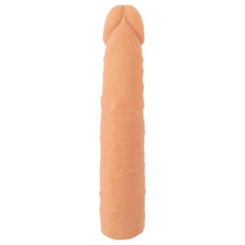 Nature Skin - hosszabbító, vastagító péniszköpeny (24 cm)