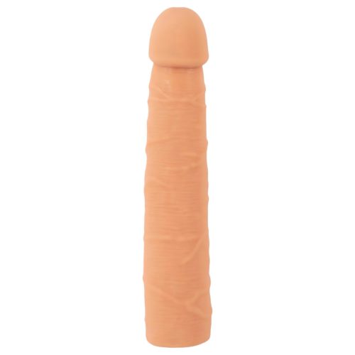 Nature Skin - hosszabbító, vastagító péniszköpeny (24 cm)