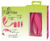 SMILE - hordható akkus, rádiós vibrotojás (pink)