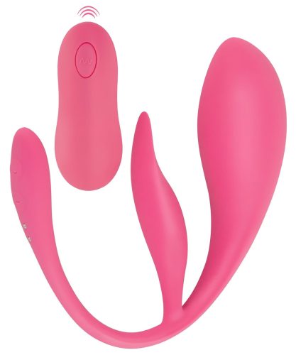 SMILE - hordható akkus, rádiós vibrotojás (pink)