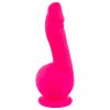 SMILE Powerful - akkus, 2 motoros tapadókorongos vibrátor (pink)