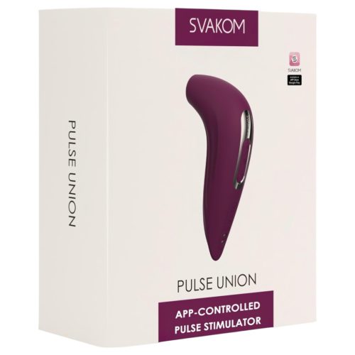 Svakom Pulse Union - App-vezérelt léghullámos csiklóizgató (lila)
