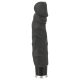 Nature Skin - élethű vibrátor - fekete (22cm)