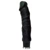 Nature Skin - élethű vibrátor - fekete (22cm)