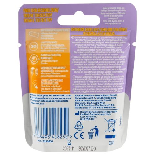 Durex - vibrációs péniszgyűrű