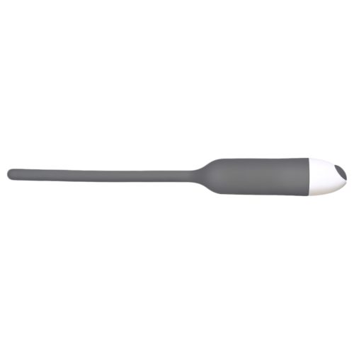 You2Toys - DILATOR - szilikon dilátor vibrációval (szürke, 6 mm)