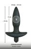 Black Velvets anál plug vibrátor - kicsi