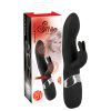 SMILE Blacky - USB-s akkus 2 motoros vibrátor (fekete)