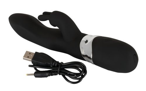SMILE Blacky - USB-s akkus 2 motoros vibrátor (fekete)