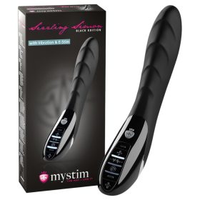   mystim Sizzling Simon - elektro-stimuláló vibrátor (fekete)
