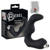 Rebel - hajlított prosztata vibrátor és masszírozó (fekete)