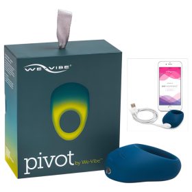 We-Vibe Pivot - akkus, vibrációs péniszgyűrű (éjkék)