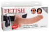 Pipedream - Fetish Strap-on 9 - felcsatolható vibrátor (natúr)