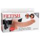 Pipedream - Fetish Strap-on 9 - felcsatolható vibrátor (natúr)