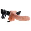 Pipedream Fetish Strap-on 7 - felcsatolható vibrátor hámmal (testszínű)