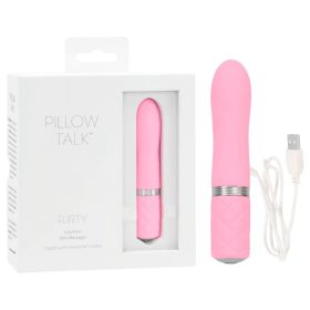 Pillow Talk Flirty - akkus rúd vibrátor (pink)