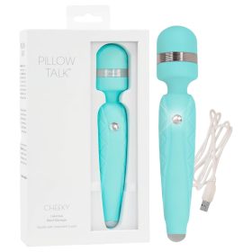   Pillow Talk Cheeky Wand - akkus masszírozó vibrátor (türkiz)