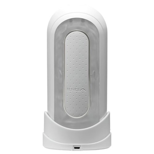 TENGA Flip Zero - vibrációs maszturbátor férfiaknak (fehér)
